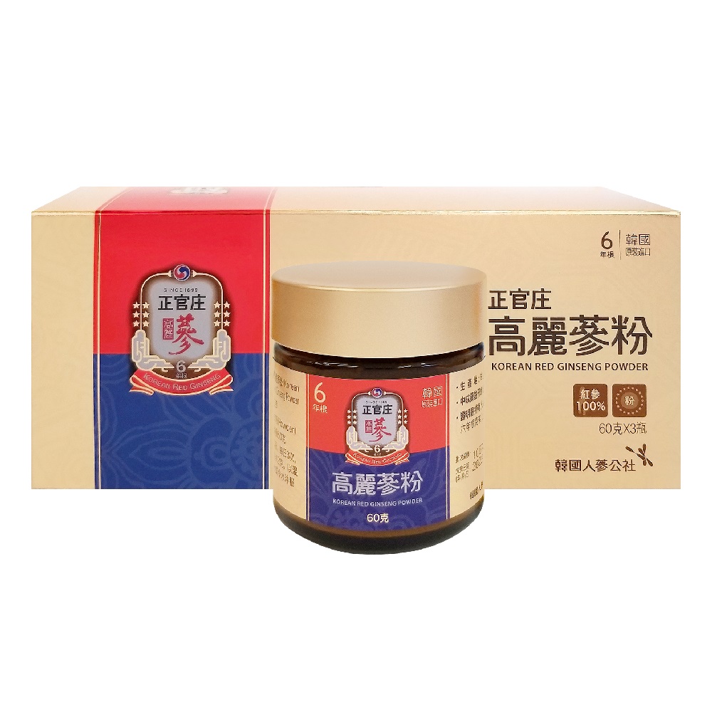 Korean Red Ginseng Powder 60g x 3 bottles